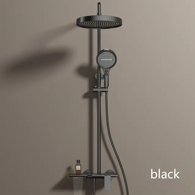 Ensemble de système de douche doré – vue 4
