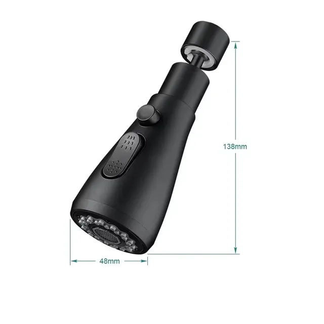Universel 360 ° Extension de robinet de cuisine pivotant… – vue 6