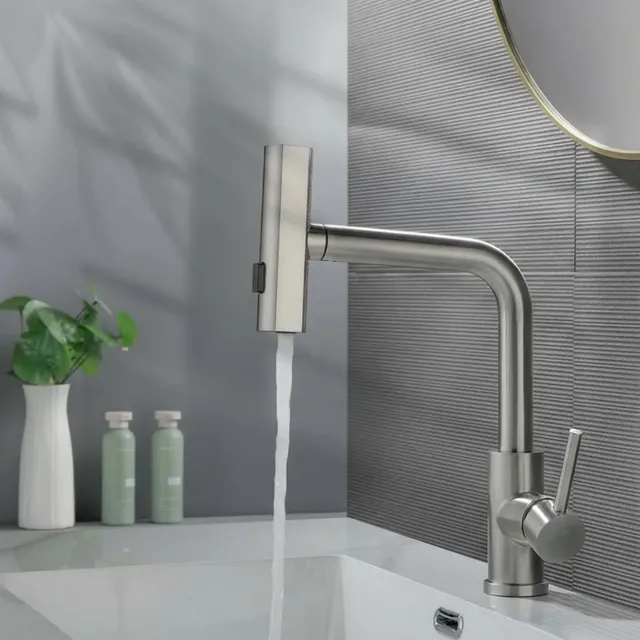 Mitigeur monocommande cuisine évier acier inox brossé… – vue 4