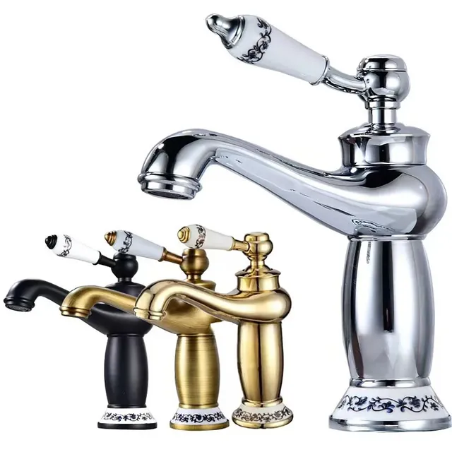 Robinet de salle de bains finition Bronze Antique – vue 5