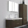 Meuble salle bains suspendu moderne double évier… – vue 6