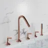 Becola robinet baignoire plage cinq trous bec col cygne… – vue 5
