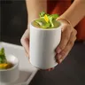 QuePlate-Assiette à dessert cylindrique en céramique – vue 4
