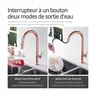 Robinet de cuisine en or brossé – vue 5
