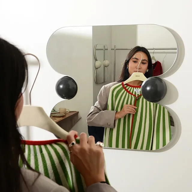 Miroir d'accent Led Design de luxe nordique salon… – vue 3