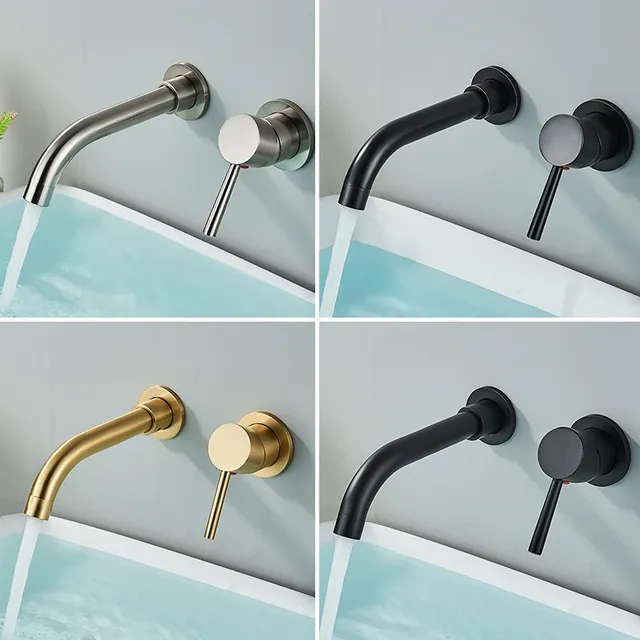 Robinet de lavabo en cuivre pur – vue 5