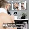 Miroir 3 voies pour la coupe de cheveux avec lumières – vue 2