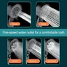 Pommeau de douche noir réglable 3 pièces – vue 3