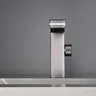 Mitigeur lavabo monotrou contemporain acier inox brossé… – vue 5