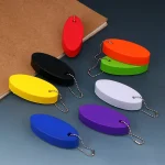 Porte-clés flottant ovale en mousse, pour Sports aquatiques, bateau marin, natation, Kayak, Rafting, canoë, accessoire de Surf