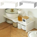 Armoire de cuisine étagère à plusieurs niveaux étagère de rangement armoire étagère extensible peu encombrant empilable étagère à couches support de rangement de cuisine