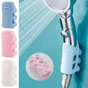 Support de pomme de douche sans poinçon, support de montage mural, ventouse en Silicone, pas besoin de perceuse pour marbre, verre, céramique
