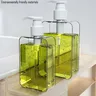 Distributeur de savon carré Transparent – vue 3