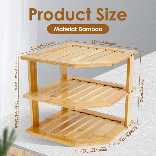 Étagère de rangement d'armoire à 3 niveaux – vue 4