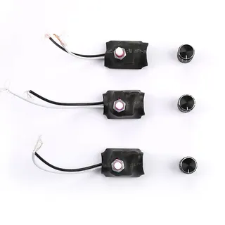 Lot trois potentiomètres variateur boîtier thermorétractable écrou…