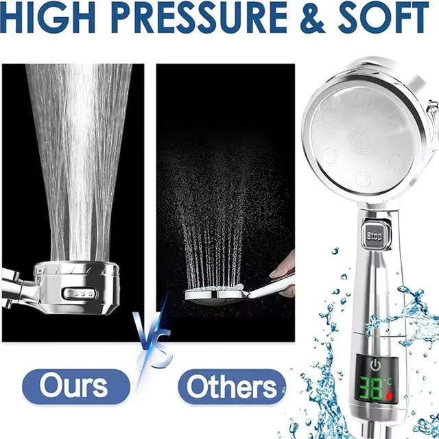 Pommeau de douche à main haute pression – vue 2