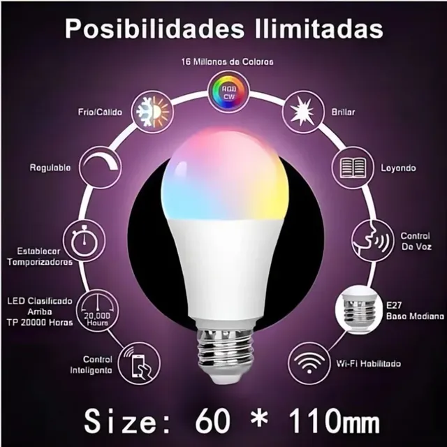 COZYLIFE-Ampoule LED Intelligente Wifi – vue 2