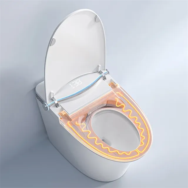 Toilettes intelligentes allongées modernes – vue 6