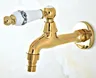 Robinet d'extérieur de luxe en laiton doré – vue 5