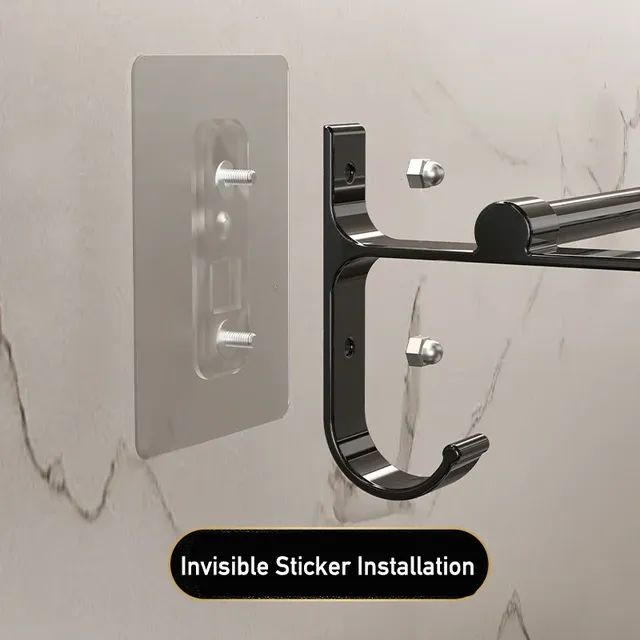 Porte-serviettes mural pour salle de bain – vue 3