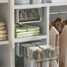 Tiroir rangement sous bureau transparent acrylique fumé… – vue 3