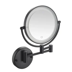 Miroir de maquillage de salle de bains de 8 pouces, miroir télescopique rotatif pliant, grossissant double face, miroir de beauté suspendu au mur X3/X5/X10