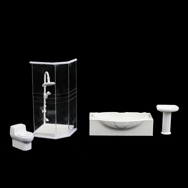 Ensemble salle bain miniature maison poupée echelle125… – vue 6