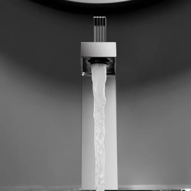 Becola robinet de lavabo noir/chromé – vue 3