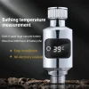 Pyromètre de douche numérique LED, capteur intelligent, piscine, therye.com, bain à remous, spa, enregistreur de données de température de l&rsquo;eau