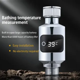 Pyromètre de douche numérique LED