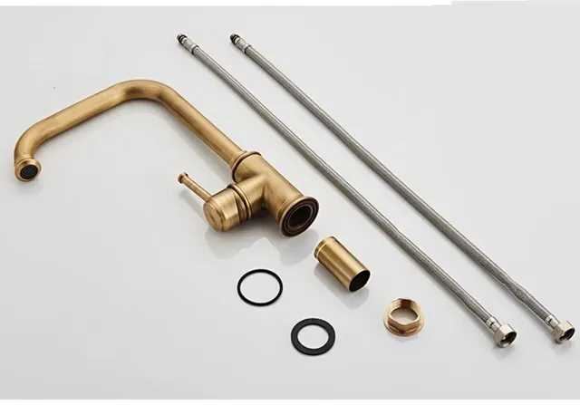 Mitigeur cuisine monocommande bronze antique laiton… – vue 6