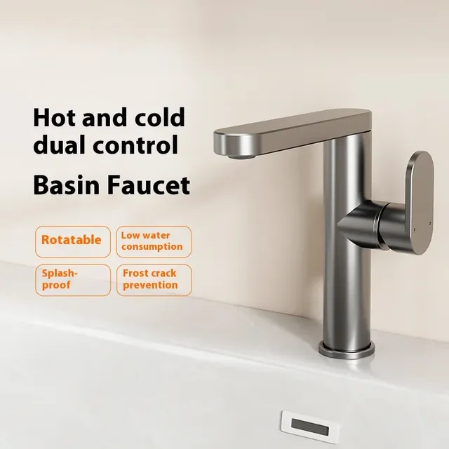 Mitigeur lavabo monocommande chaud froid monotrou… – vue 2
