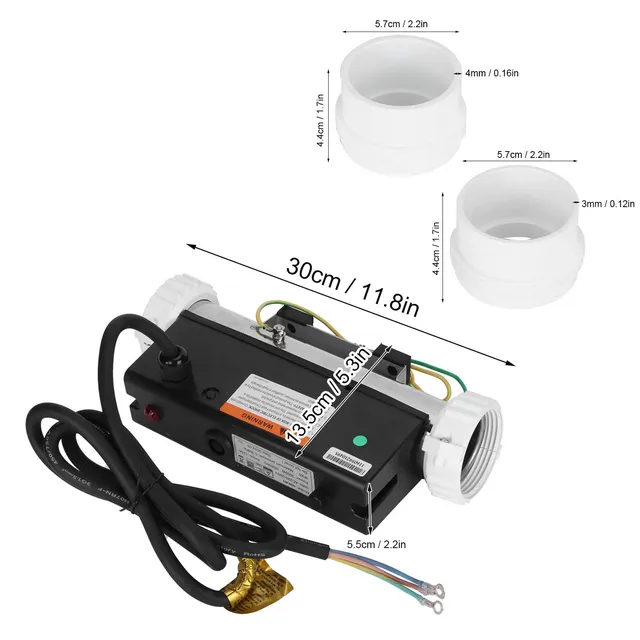 Chauffe eau électrique sans réservoir 3kW thermostat spa… – vue 5