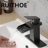 Robinet de lavabo cascade à noyau de cuivre