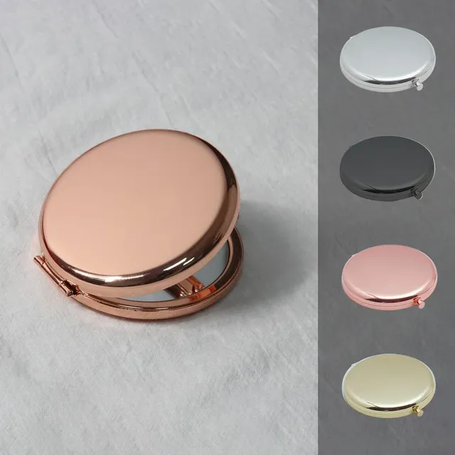 Petit miroir de maquillage portable double face