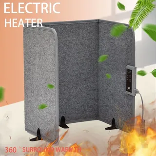 Chauffe pieds électrique pliable trois volets fibre carbone infrarouge…