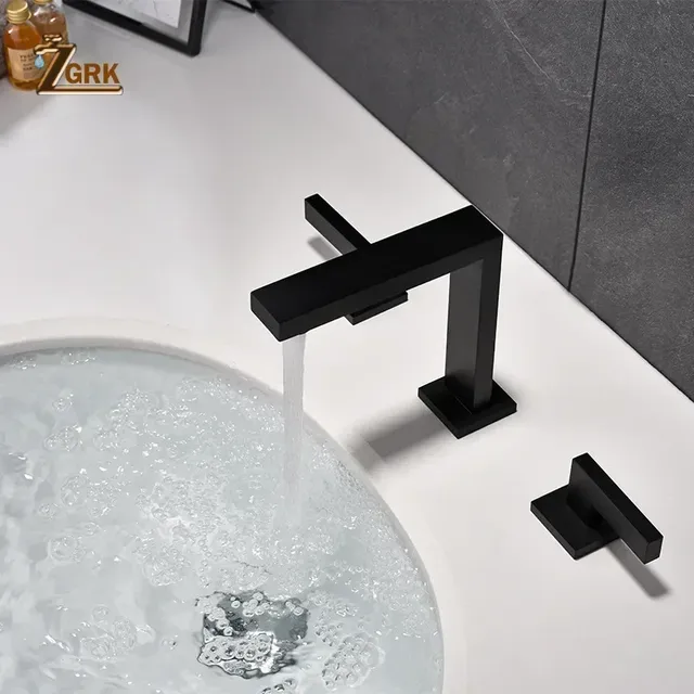 Robinet de lavabo en or brossé – vue 6