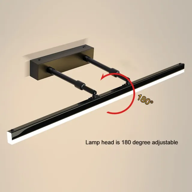 Lampe Rétractable Noire Chromée AC 220V – vue 4