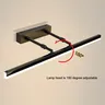 Lampe Rétractable Noire Chromée AC 220V – vue 4