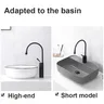Robinet de lavabo en laiton noir/Chrome/or – vue 7