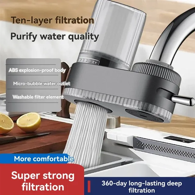 Purificateur eau robinet évier filtration charbon actif… – vue 4