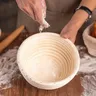 Panier de Fermentation ovale/rond en rotin naturel – vue 3