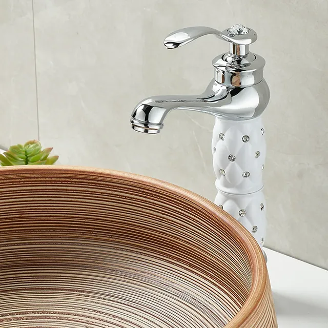 Stenoc robinets de lavabo dorés – vue 6