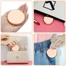 Miroir rond de maquillage grossissant Double face en métal – vue 4
