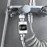 Thermomètre douche numérique LED étanche chromé compact… – vue 1