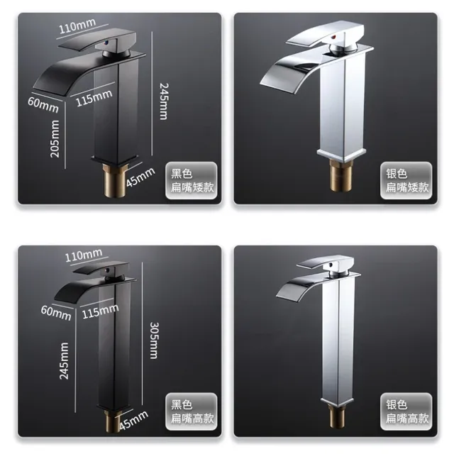 Robinet de lavabo en acier inoxydable – vue 7