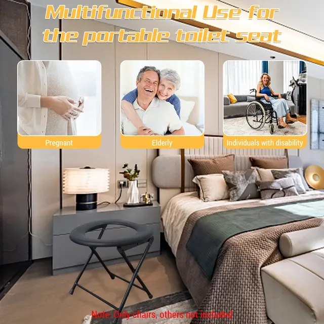 Siège toilette pliant portable camping voyage… – vue 6