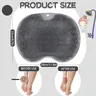 Tapis brosse douche silicone souple gris picots fins… – vue 6