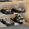 Tiroir coulissant organisateur cuisine plastique noir… – vue 2