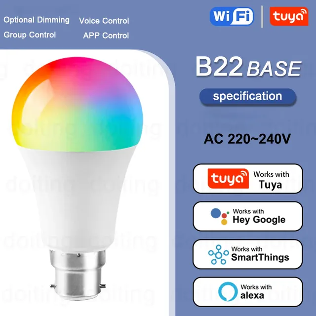 Ampoule Wifi B22 Smart Life